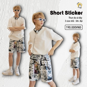 STICKER PANTS SHORT
